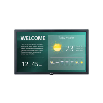 LG 22SM3G-B Digital signage display 54,6 cm (21.5') IPS Wi-Fi 250 cd m² Full HD Czarny Procesor wbudowany 16 7