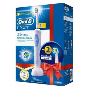 Oral-B Vitality Sensitive + EB 18-2 3D Dorosły Niebieski, Biały