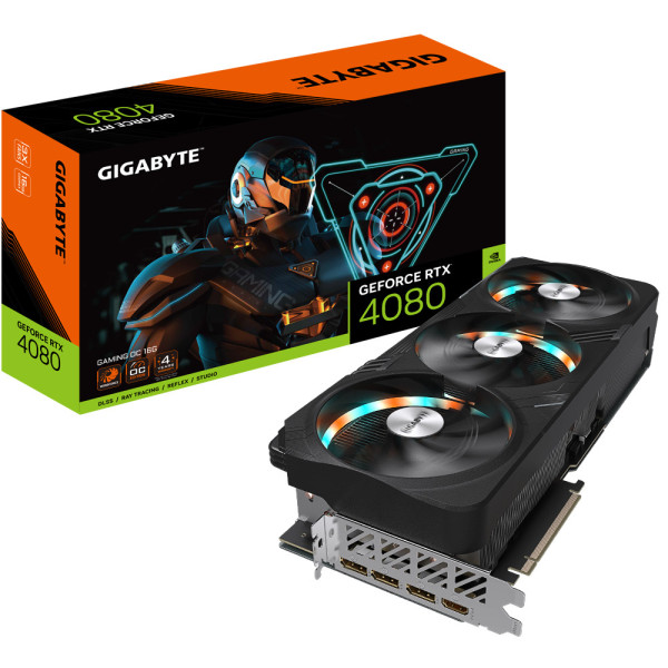 Gigabyte GeForce RTX 4080 16GB GAMING OC NVIDIA GDDR6X Gigabyte GeForce RTX 4080 16GB GAMING OC NVIDIA GDDR6X
