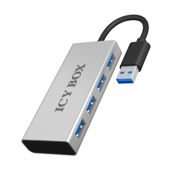 ICY BOX IB-AC6104 USB 3.2 Gen 1 (3.1 Gen 1) Type-A 5000 Mbit s Biały
