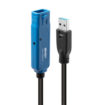 Lindy 43157 kabel USB 10 m USB 3.2 Gen 1 (3.1 Gen 1) USB A Czarny