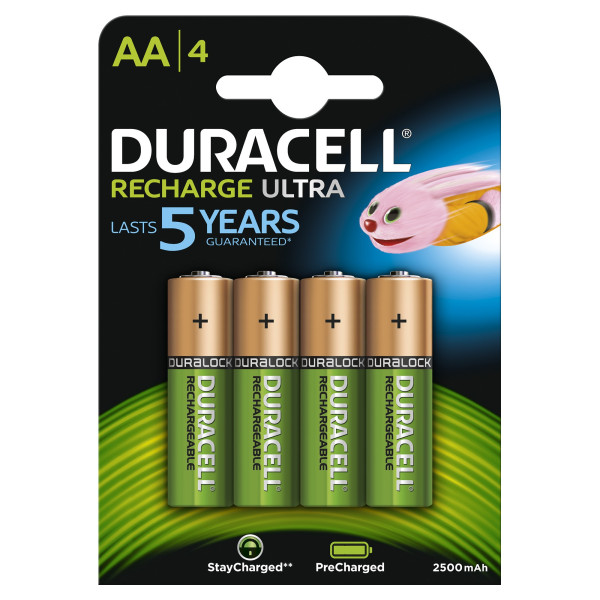 Duracell 4xAA 2400mAh Bateria do ponownego naładowania AA Duracell 4xAA 2400mAh Bateria do ponownego naładowania AA