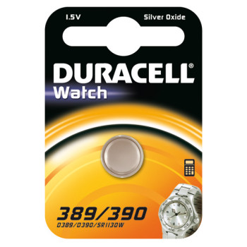 Duracell 389 390 Jednorazowa bateria Srebrny-Oksydowany