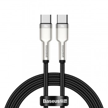 KABEL USB-C DO USB-C BASEUS CAFULE, 100W, 1M (CZARNY) KABEL USB CATJK-C01