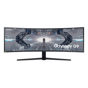 Samsung Odyssey C49G95TSSU 124,5 cm (49") 5120 x 1440 px Quad HD QLED Czarny, Biały