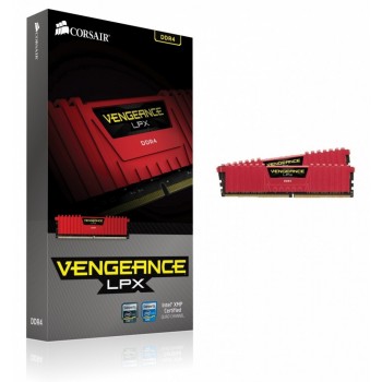 DDR4 Vengeance LPX 16GB/2666(2*8GB) CL16-18-18-35 RED 1,20V XMP 2.0