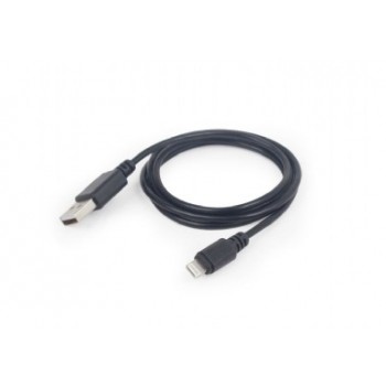 Kabel GEMBIRD CC-USB2-AMLM-1M (USB 2.0 M - Lightning M, 1m, kolor czarny)