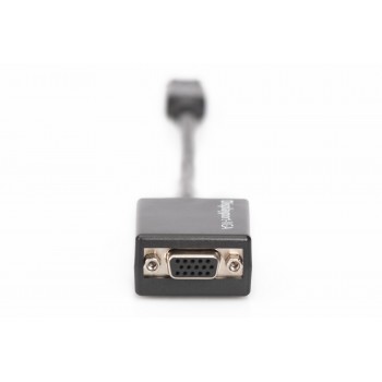 Kabel Assmann AK-340403-001-S (DisplayPort M - D-Sub (VGA) F, 0,15m, kolor czarny)