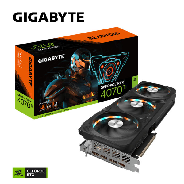 Gigabyte GeForce RTX 4070 Ti GAMING OC 12G NVIDIA GeForce RTX 4070 Ti 12 GB GDDR6X Gigabyte GeForce RTX 4070 Ti GAMING OC 12G NVIDIA GeForce RTX 4070 Ti 12 GB GDDR6X