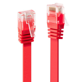 Lindy 47511 kabel sieciowy Czerwony 1 m Cat6