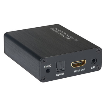 Techly IDATA HDMI-EA4K konwerter plików audio Czarny