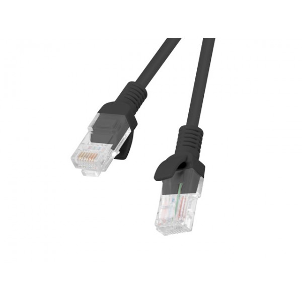 Patchcord UTP Lanberg PCU6-10CC-0150-BK (RJ45 - RJ45 , 1,5m, UTP, kat. 6, kolor czarny) Patchcord UTP Lanberg PCU6-10CC-0150-BK (RJ45 - RJ45 , 1,5m, UTP, kat. 6, kolor czarny)