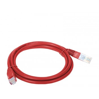 Patchcord UTP A-LAN KKU5CZE5 (RJ45 - RJ45 , 5m, UTP, kat. 5e, kolor czerwony)