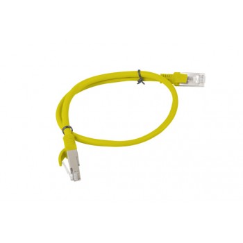 Patchcord UTP Lanberg PCU5-10CC-0050-Y (RJ45 - RJ45 , 0,50m, UTP, kat. 5e, kolor żółty)