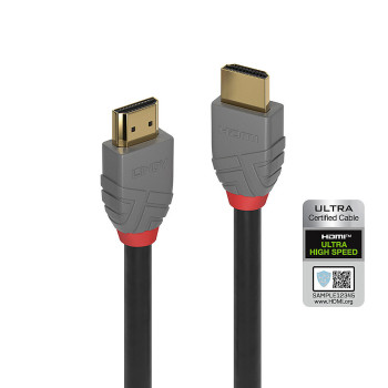 Lindy 36951 kabel HDMI 0,5 m HDMI Typu A (Standard) Czarny