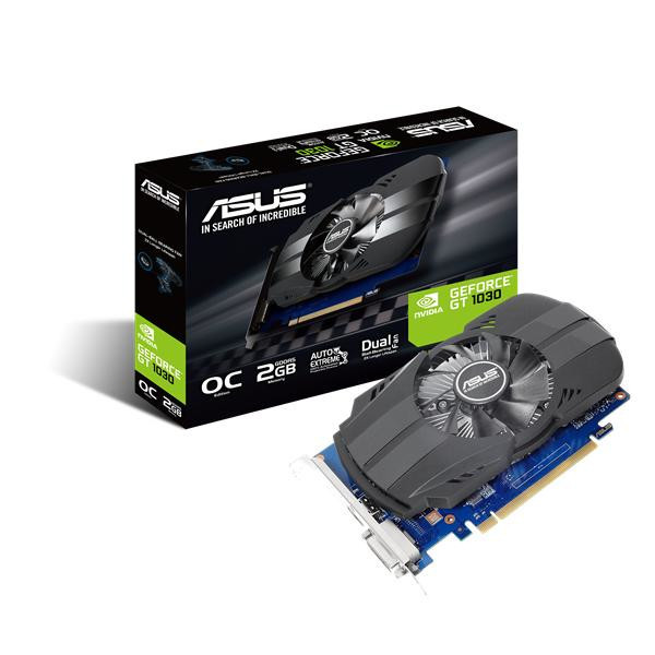 ASUS PH-GT1030-O2G NVIDIA GeForce GT 1030 2 GB GDDR5 ASUS PH-GT1030-O2G NVIDIA GeForce GT 1030 2 GB GDDR5