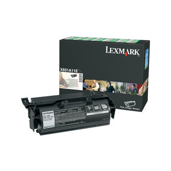 Lexmark X651A11E kaseta z tonerem 1 szt. Oryginalny Czarny