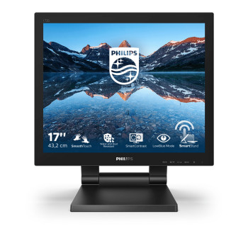 Philips 172B9T 00 monitor komputerowy 43,2 cm (17") 1280 x 1024 px SXGA LCD Ekran dotykowy Pojemnościowy Czarny