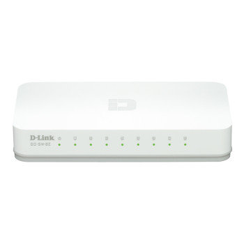 D-Link GO-SW-8E E łącza sieciowe Nie zarządzany Fast Ethernet (10 100) Biały