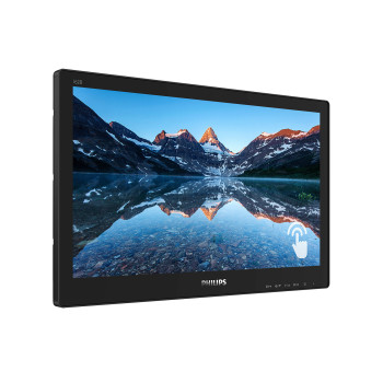 Philips 162B9TN 00 monitor komputerowy 39,6 cm (15.6") 1366 x 768 px HD LCD Ekran dotykowy Blad Czarny