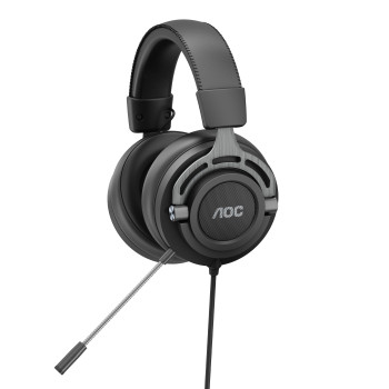 AOC GH200 słuchawki zestaw słuchawkowy Przewodowa Opaska na głowę Gaming Czarny