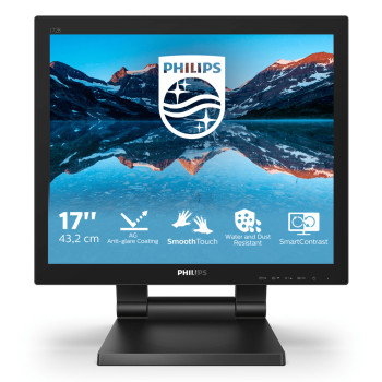 Philips 172B9TL 00 monitor komputerowy 43,2 cm (17") 1280 x 1024 px Full HD LCD Ekran dotykowy Czarny