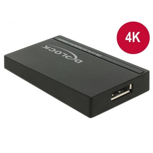 Adapter USB 3.0 - Displayport 1.2 4K Adapter USB 3.0 - Displayport 1.2 4K