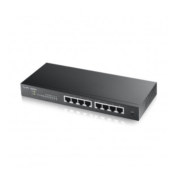 Zyxel GS1900-8 łącza sieciowe Zarządzany Gigabit Ethernet (10 100 1000) Czarny