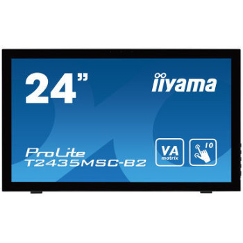 iiyama ProLite T2435MSC-B2 monitor komputerowy 59,9 cm (23.6") 1920 x 1080 px Full HD LED Ekran dotykowy Czarny