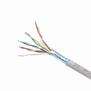 Kabel sieciowy GEMBIRD FPC-5004E-SOL/100 (F/FTP, 100m, kat. 5e, kolor szary)