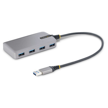 StarTech.com 5G4AB-USB-A-HUB huby i koncentratory USB 3.2 Gen 1 (3.1 Gen 1) Type-A 5000 Mbit s Szary
