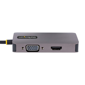 StarTech.com 118-USBC-HDMI-VGADVI zewnętrzna karta graficzna usb 3840 x 2160 px Szary