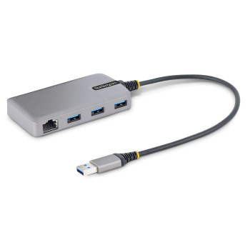 StarTech.com 5G3AGBB-USB-A-HUB stacja dokująca Przewodowa USB 3.2 Gen 1 (3.1 Gen 1) Type-A Szary