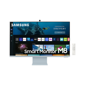 Samsung S32BM80BUU 81,3 cm (32") 3840 x 2160 px 4K Ultra HD Niebieski, Biały
