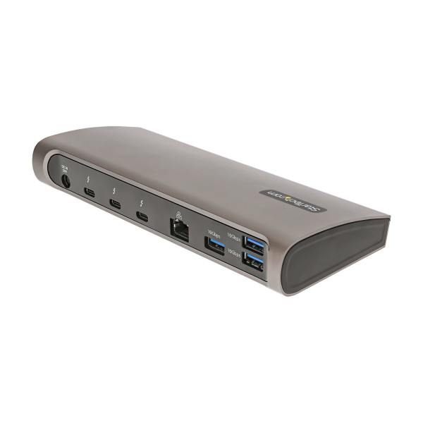 StarTech.com TB4CDOCKUE stacja dokująca Przewodowa Thunderbolt 4 Czarny, Szary StarTech.com TB4CDOCKUE stacja dokująca Przewodowa Thunderbolt 4 Czarny, Szary