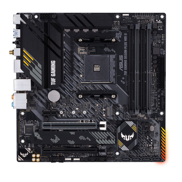 ASUS TUF GAMING B550M-PLUS WIFI II AMD B550 Socket AM4 micro ATX ASUS TUF GAMING B550M-PLUS WIFI II AMD B550 Socket AM4 micro ATX
