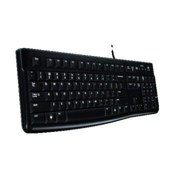 Logitech K120 Corded Keyboard klawiatura USB Rosyjski Czarny