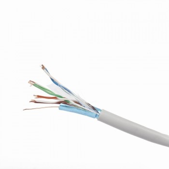 Kabel sieciowy GEMBIRD FPC-5004E-L/100 (F/FTP, 100m, kat. 5e, kolor szary)