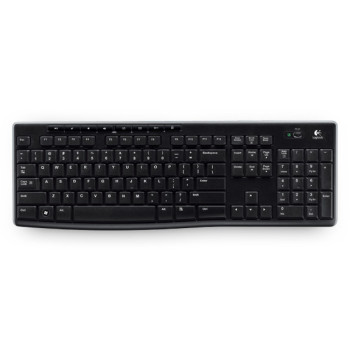 Logitech Wireless Keyboard K270 klawiatura RF Wireless Rosyjski Czarny