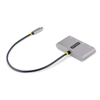 StarTech.com HB30C3A1GEA2 stacja dokująca Przewodowa USB 3.2 Gen 1 (3.1 Gen 1) Type-C Szary