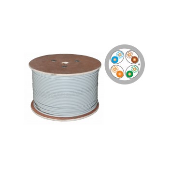 Kabel U/FTP A-LAN KIF6ALSOH305 (U/FTP, 305m, kat. 6a, kolor szary)