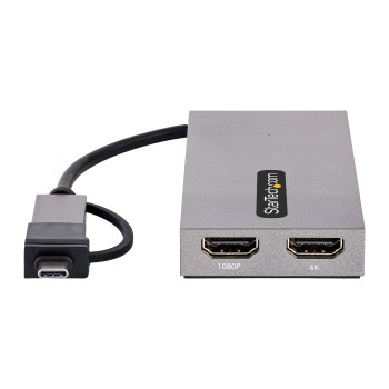 StarTech.com 107B-USB-HDMI zewnętrzna karta graficzna usb 3840 x 2160 px Szary