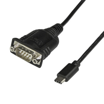 StarTech.com ICUSB232C kabel równoległy Czarny 0,4 m USB C DB-9