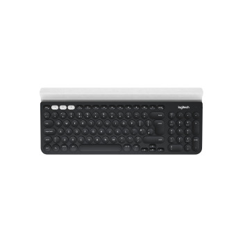 Logitech K780 Multi-Device Wireless Keyboard klawiatura RF Wireless + Bluetooth QWERTZ Swiss Szary, Biały