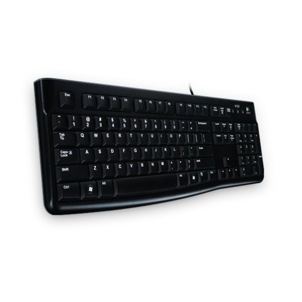Logitech K120 Corded Keyboard klawiatura USB QWERTZ Niemiecki Czarny Logitech K120 Corded Keyboard klawiatura USB QWERTZ Niemiecki Czarny