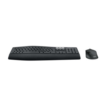 Logitech MK850 Performance klawiatura Dołączona myszka RF Wireless + Bluetooth QWERTZ Niemiecki Czarny
