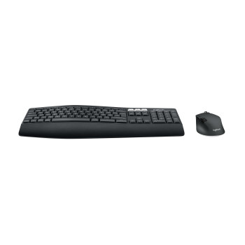 Logitech MK850 Performance klawiatura Dołączona myszka RF Wireless + Bluetooth QWERTZ Niemiecki Czarny