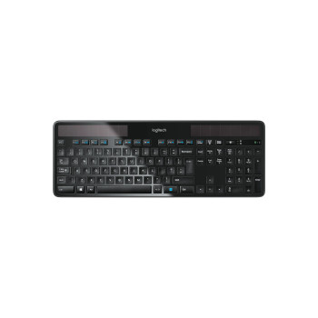 Logitech Wireless Solar Keyboard K750 klawiatura RF Wireless QWERTZ Swiss Czarny