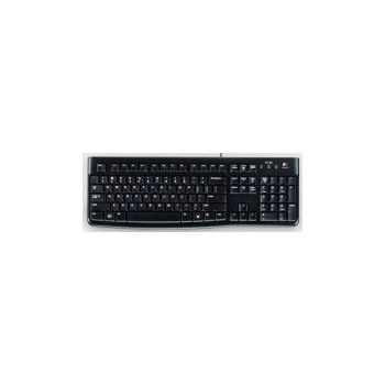 Logitech K120 Corded Keyboard klawiatura USB QWERTY Włoski Czarny