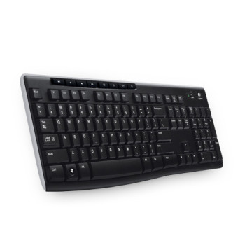 Logitech Wireless Keyboard K270 klawiatura RF Wireless Turecki Czarny